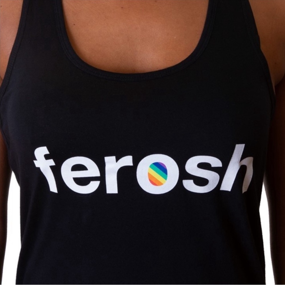 NWT Queer Eye Ferosh Men's Black Tank Top Medium